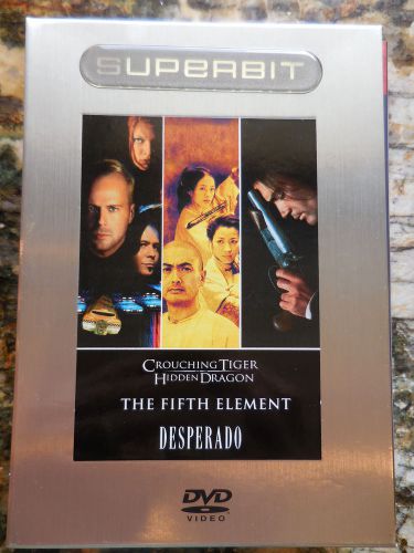 SUPERBIT DVD Box Set Crouching Tiger Hidden Dragon Desperado the Fifth Element