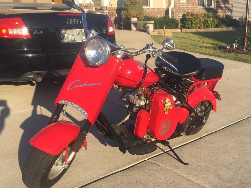 1958 Completely Restored Cushman Eagle Scooter