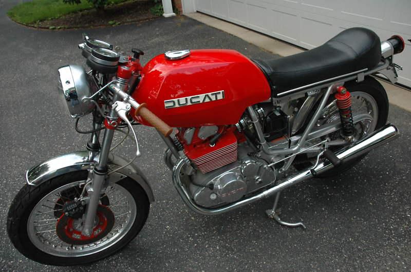 1978 ducati 500gtl ,completely restored and upgraded as a "hooligan bike"