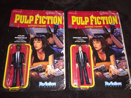 SDCC Comic Con ~ FUNKO ReAction Pulp Fiction Vincent &amp; Jules New On Card