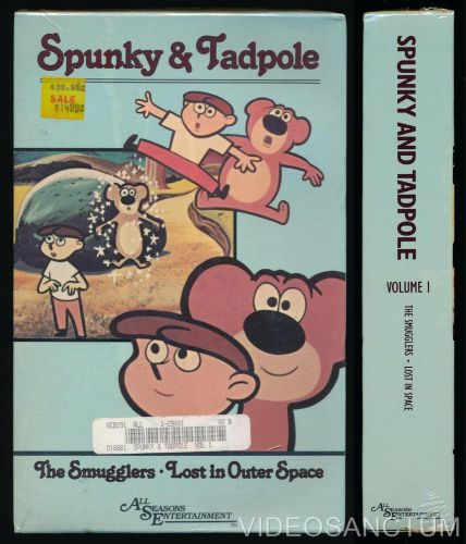 All seasons entertainment big box beta not vhs spunky &amp; tadpole vol. 1 1958 rare