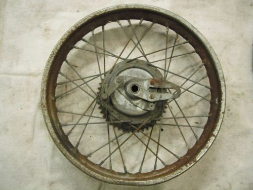 Steens Hodaka Ace 100 MX Rear Wheel 16&#034; Ahrma Vintage MX CALVMX
