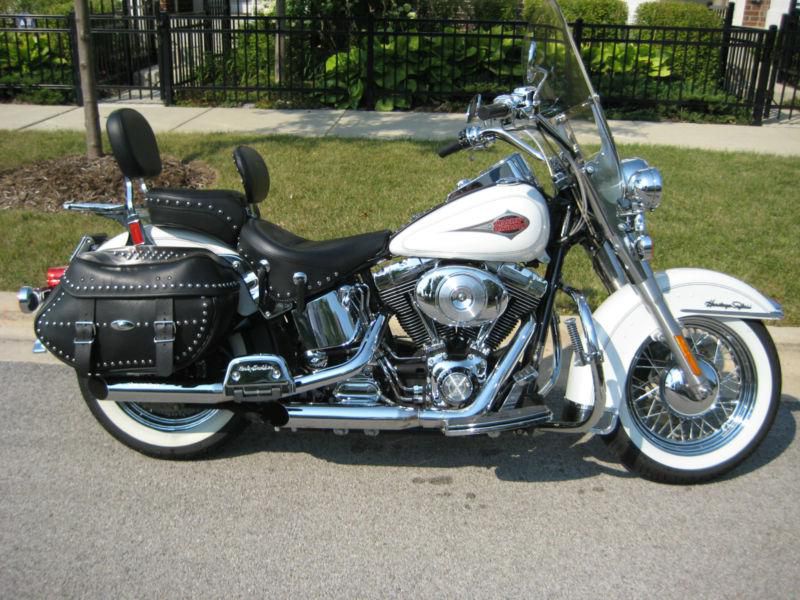 2000 Harley Davidson Heritage Softail Classic, 3900 Miles Chrome, Stage 2 CLEAN!