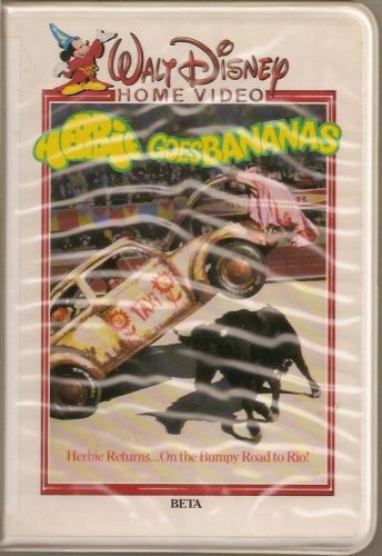 Herbie Goes Bananas (BETA/Betamax Clamshell) 1980 Disney