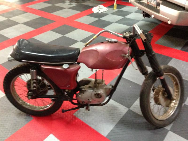 1968 BSA B25 250 CC single project motorcycle