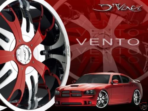 20X10 22 24 26 inch Dvinci Vento wheels Chrome Center cap See Store Specials
