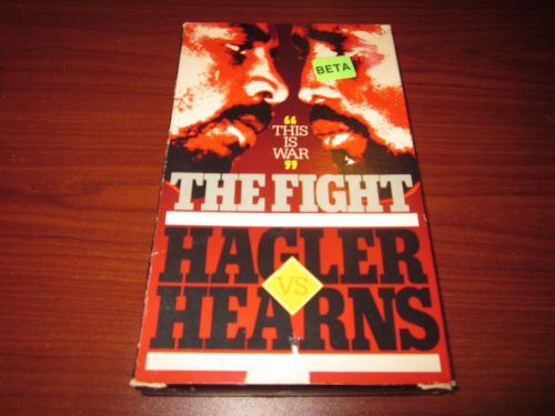 The Fight - Hagler VS Hearns Betamax Beta!