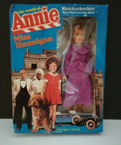 The World of Annie Miss Hannigan Figure #3867 NRFB 1982 Knickerbocker FREE SHIPP