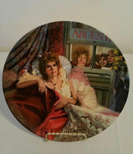 &#034;Annie and Miss Hannigan&#034; Edwin M. Knowles plate number 8028A
