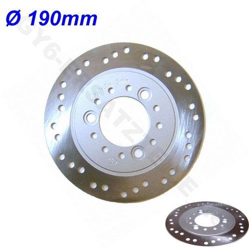 DISK BRAKE ROTOR SCOOTER GY6 190mm (7.48&#034;) 125-250cc SCOOTER MOPED ROKETA PEACE