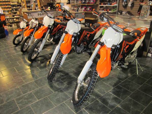 2014 ktm 450, 350, 150, 85 and 65