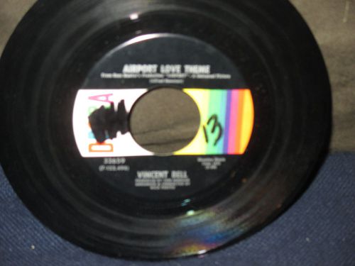 Vincent Bell &#034;Marilyn&#039;s Theme/Airport Love Theme&#034; 45 PROMO