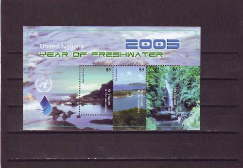 A102- st vincent - sgms5263 mnh 2003 international year of freshwater
