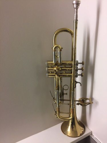 Vintage Antique Trumpet Couesnon Paris Vincent Bach Mouthpiece 7C #69595 AS IS