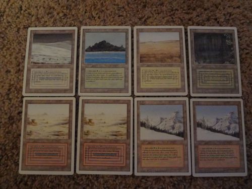 Magic the Gathering, Revised dual land, Alpha, Beta, Unlimited, Antiquities.