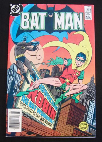 BATMAN #368 (Feb 1984) 1st Jason Todd as 2nd Robin - Hannigan/Giordoni Cover NM-