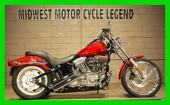 2006 FXST Softail Standard Custom Red Flames WATCH OUR VIDEO!