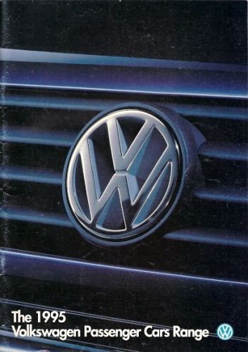 Volkswagen 1994-95 uk market brochure polo golf vento passat corrado caravelle