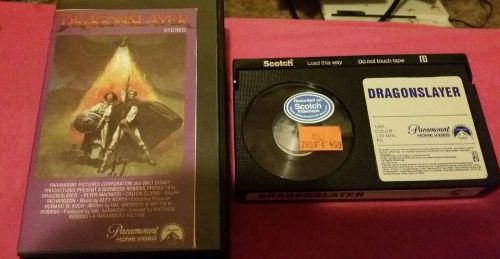 Rare Dragonslayer Beta Betamax video movie 1981