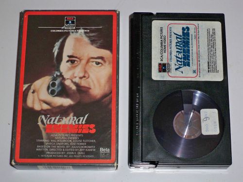 NATURAL ENEMIES - BETA RARE - 1979 Hal Holbrook CULT - RCA/COLUMBIA - NOT ON DVD