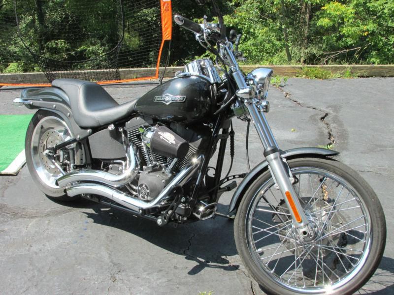 2007 harley davidson fxstb night train charcoal low miles loads of extras
