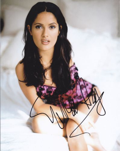 Salma hayek 8 x 10  signed auto autograph photo hot sexy puss boots desperado