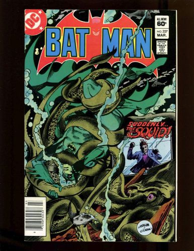 Batman #357 (News) VF+ Hannigan Newton 1st Jason Todd 1st Killer Croc 1st Squid