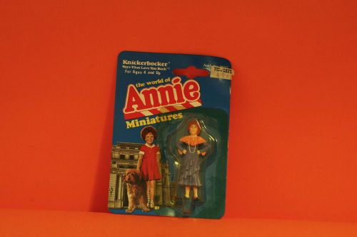 1982 knickerbocker / annie miniatures / figures - miss hannigan 100% original n