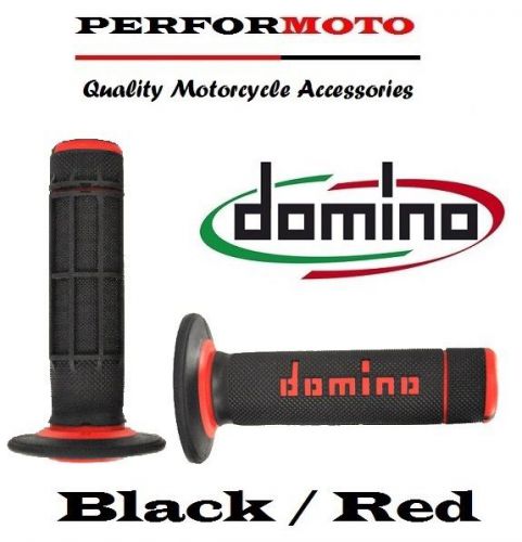 Domino Diamond Waffle Grips Black / Red Husaberg FC600 4