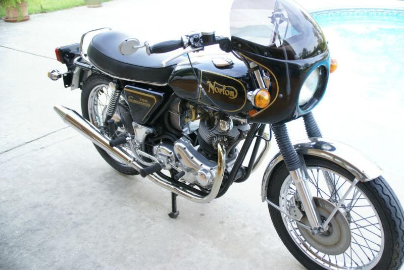 1973 NORTON 750 COMMANDO PERFECT VINTAGE MOTOR CYCLE No reserve