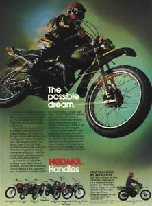 Hodaka motorcycle ad road toad combat dirt squirt wombat thunderdog 1976