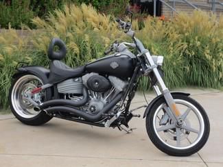 Rocker softail fxcw - flat black - v&h pipes - corbin seat - lots of extras! -