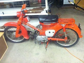 Vintage 1964 Honda 55 Trail C105T Bike Needs Work but Great Looking Very Cool