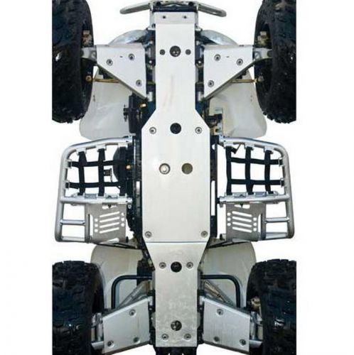 Kymco Maxxer 375 &amp; 450i Silver Aluminum Front Skid Plate New GH-812-AFR