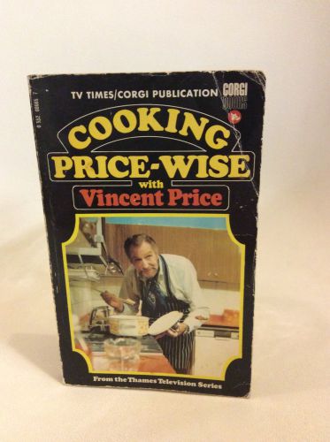 Cooking price-wise with vincent price 1971 book htf rare