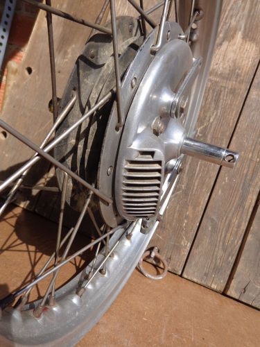 Bultaco metralla mk 2 double front wheel brake