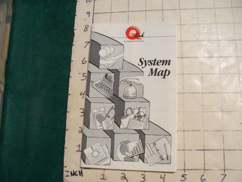 vintage video game item: Q-LINK System map