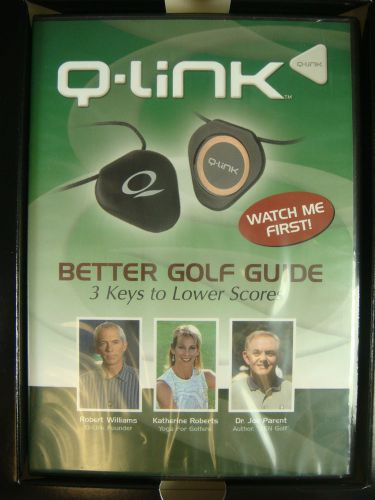 NEW SEALED Q-Link DVD &#034;Better Golf Guide: 3 Keys to Lower Scores&#034; (B451)