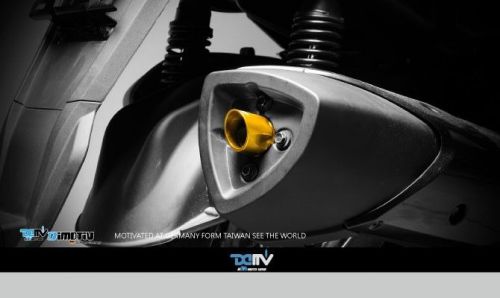 Dimotiv dmv exhaust tip cover for kymco k-xct 300i  2012-14