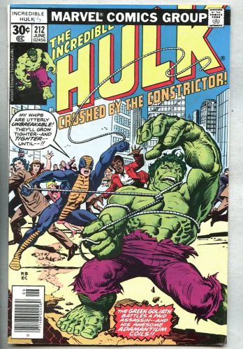 Incredible Hulk #212-1977 fn- Ed Hannigan Dr. Druid
