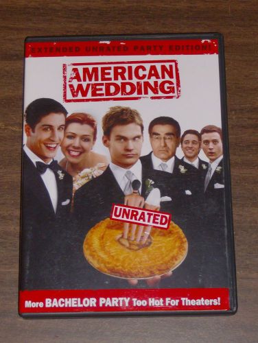 DVD Movie - American Pie Wedding Unrated - Jason Biggs Alyson Hannigan