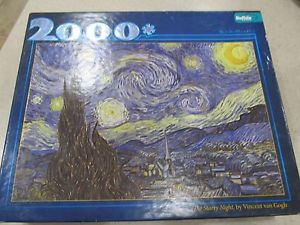 2000 PIECE PUZZLE THE STARRY NIGHT BY VINCENT VAN GOGH BUFFALO PUZZLE