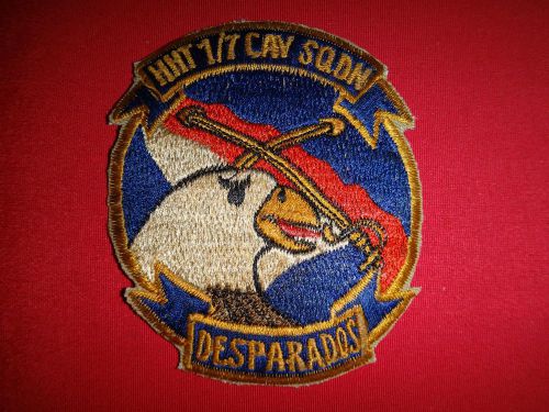 US Army HHT 1st Squadron 7th CAVALRY Regiment DESPERADOS Patch