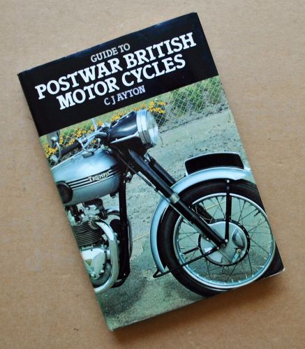 British Motorcycle BSA Norton Triumph Vincent Rickman Zenith Ariel Manual Book