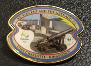 Rio 2016  - st. vincent and grenadines dated noc pin