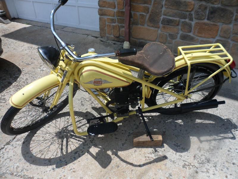 1945 Simplex Servi-Cycle motorcycle restored indian street bike collectors item