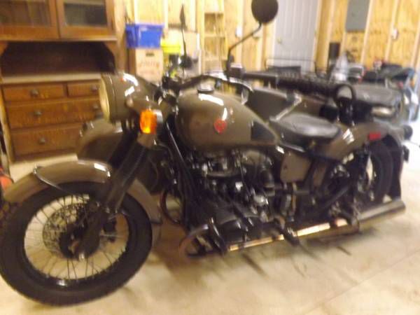 2012 ural sidecar motorcycle military issue to trade for same or ?
