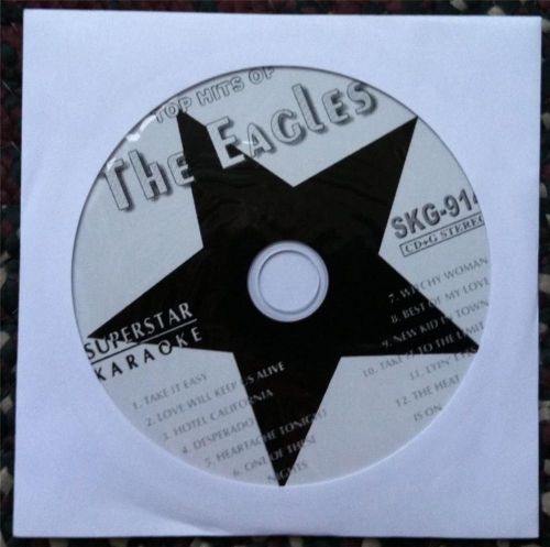 THE EAGLES KARAOKE CDG DISC GREATEST HITS DESPERADO MUSIC CD+G SONGS SUPERSTAR