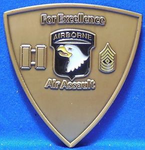 101st Airborne Air Assault Desperados D Co 4-101st Avn Regt Challenge Coin
