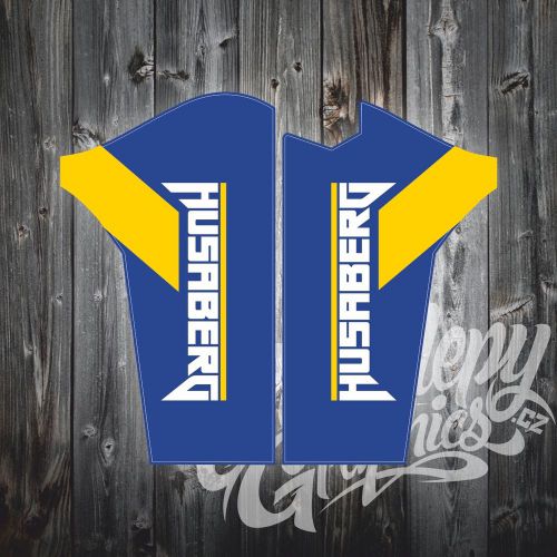 Husaberg te 11-12 lower fork guard decals stickers